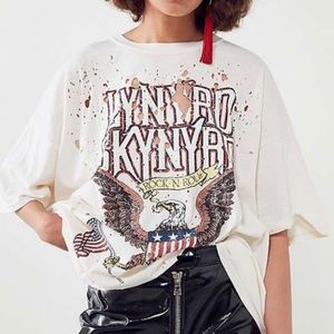 Urban Outfitters Lynyrd Skynyrd Distressed Shirt
